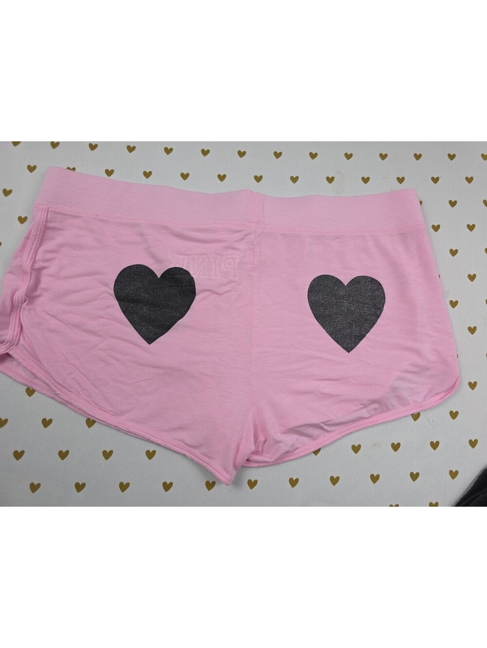 Victorias Secret PINK Vintage Heart Medium Sleep Shorts Boxers Pajama Bottoms